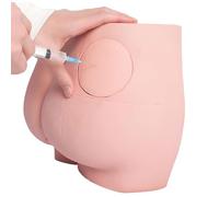 Modello per iniezione ai glutei, modello di addestramento per iniezione intramuscolare con modulo cutaneo rimovibile per la pratica delle competenze cliniche della scuola infermieristica