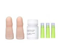 Modello per la pratica della raccolta del sangue dalle dita, 2 pezzi per l'analisi del sangue delle dita Sile, kit per la pratica della raccolta delle dita con 3 penne e