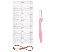 Modello Per La Profilatura Del Sopracciglio | Timbro Stampo Trucco - Stencil Riutilizzabile,Per Il Trucco Da Salone Uso Quotidiano Citazioni E Viaggio Bellezza Donne Ragazze E Per Figlia