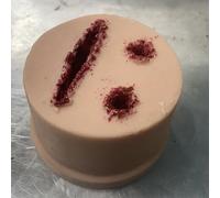 Modello Per L'addestramento Al Tamponamento Delle Ferite,3 Ferite Simulate, Modello Per Esercitazioni Emostasi Con Garza, Modulo Per Traumi Da Lacerazione Profonda, Simula Il Tamponamento Delle Ferite