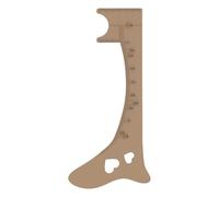 Modello per modellare le sopracciglia,Righello di mappatura del sopracciglio - Modello in silicone per sopracciglia,Strumento di guida per il trucco, righello di posizionamento del sopracciglio