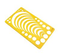 Modello per Patchwork, Modello per Trapunte, Righello Realizzato con Un Disegno Circolare Semplificato per Disegnare, Creare, Cucire per Hobby, Casa,