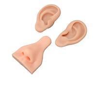 Modello per piercing al silicone Silicone morbido flessibile elastico Reusibile Modello di piercing per piercing umano (Colore della pelle media)