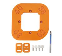 Modello per raggio d'angolo arrotonto per lavorazione del legno, in plastica tecnica robusta, R30 R35 R40 R50, per fresatrice portatile, per mobili, cornici per foto e giocattoli.