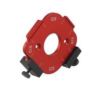 Modello per router a maschera per raggio d'angolo, guida per la lavorazione del legno in lega 4 in 1, con profili R10/R15/R20/R25 e R30/R35/R40/R50, (10-25R)
