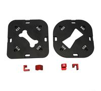 Modello per smussatura in alluminio a 8 raggi, progettato per tagliare gli angoli di precisione e una maggiore sicurezza nella lavorazione del legno (R15-30)