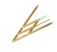 Modello per sopracciglia con posizionamento a 3 punti per un trucco mattutino veloce e modello per sopracciglia ergonomico per contorno delle sopracciglia senza errori