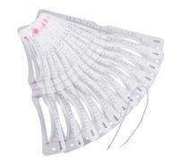 Modello per sopracciglia riutilizzabile - Modello per forma di sopracciglio da donna 12 pezzi,Forniture per il trucco delle sopracciglia con cintura fissa per feste, viaggi, balli e appuntamenti