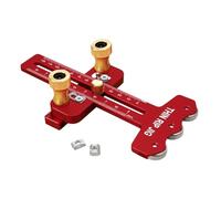 Modello per strisce sottili - alluminio 30 x 10 x 5 cm | Guida per da tavolo, taglio a strappo sottile e stabile, taglio a nastro stretto, funziona per la lavorazione del legno, router sc