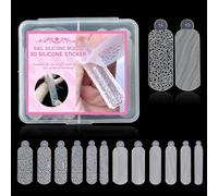 Modello per unghie in morbido silicone con motivi natalizi e leopardi 3D, stampo per nail art per manicure ripetuta con fiocco di neve