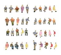 Modello Personaggi Dipinto 100 Pezzi / Pacco 1:87 ABS Ottima Collezione Ho Scala