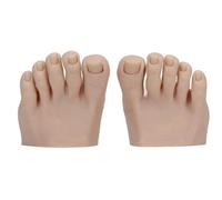 Modello piede finto Piede pratica in silicone Strumento per manicure finto mobile flessibile per unghie Pratica protesica in silicone
