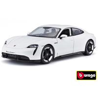 1:24 Burago Porsche Taycan 2019 Gentian Blue BU21098BL Modellino