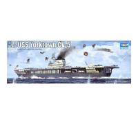 Modello Portaerei USS YORKTOWN CV-5 Trumpeter 06707 1/700 Modello Carro Armato P