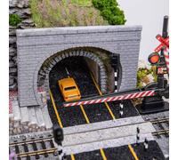 Modello Portale Ferrovia N Accessorio Struttura Treno Tunnel Ingresso Paesaggio