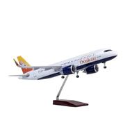 Modello Pressofuso In Scala 1:80 Per Aereo In Resina Bhutan Airlines Airbus A320 Con Velivolo Con Display Per La Raccolta Di Luci(No light)