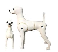 Modello Professionale Per Toelettatura Di Animali Domestici Modello Di Cane Finto Modello Di Scheletro Standard Per Cani Modello Di Simulatore Di Animali Dom(Color:Modella Teddy (senza capelli finti))