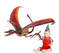 Modello pterosauro realistico di dinosauro volante giocattolo per bambini, figura di azione pterodattile dipinta a mano | Giocattolo animale preistorico educativo per gli amanti dei dinosauri