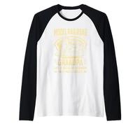 Modello Railroad Nonno Come Un Nonno Normale Solo Molto Freddo Maglia con Maniche Raglan