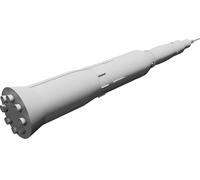 Modello Razzo Nova C8 Pezzo Espositivo Successore Saturn Stampato 3D