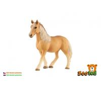 Modello realistico di cavallo palomino in plastica