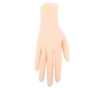 Modello Realistico di Mano Femminile in Silicone Mano Finta, Manichino per Unghie Morbido e Flessibile, Modello di Mano in Silicone per la Pratica Dell'arte del Tatuaggio Display