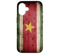 Modello retrò ispirato al colore del Suriname Custodia per iPhone 16