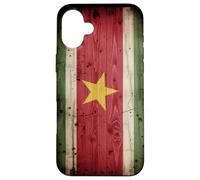 Modello retrò ispirato al colore del Suriname Custodia per iPhone 16 Plus
