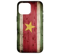 Modello retrò ispirato al colore del Suriname Custodia per iPhone 16 Pro Max