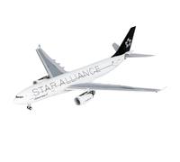 Modello Ridotto Aereo 14 Cm 1/400 Per EgyptAir A330-200 SU-GCK Star Alliance Replica Di Modello Di Aereo Scala Pezzo Da Esposizione Per L'aviazione Aerei Modellini in Scala