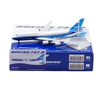 Modello Ridotto Aereo Aereo Civile in Scala 19 Cm 1/400 Prototipo for Boeing B747-8 Linee Blu Modello di Aereo Rifinito in Modo Squisito Aerei Modellini in Scala(Regular)