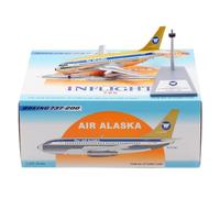 Modello Ridotto Aereo Aereo Di Linea Civile In Miniatura Da 14 Cm, Scala 1/200 Modelli Di Aeromobili Statici For Alaska Airlines B737-200 N492WC Aerei Modellini in Scala