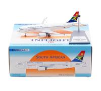 Modello Ridotto Aereo Aereo Di Linea Civile In Miniatura Da 18 Cm Scala 1/200, South African Airways For Airbus A320 ZS-SZC, Modelli Di Aeromobili Aerei Modellini in Scala