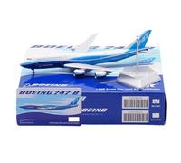Modello Ridotto Aereo Aereo Di Linea Civile In Miniatura Da 19 Cm, Scala 1/400 Modelli Di Aeromobili Statici For Boeing B747-8 Con Livrea Blue Dream Aerei Modellini in Scala(Regular)