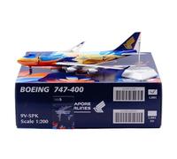 Modello Ridotto Aereo Modelli Di Aerei In Scala 1/200 Da 35 Cm For Singapore Airlines B747-400 9V-SPK, Esposizioni Di Aeroplani Aeronautici Aerei Modellini in Scala(Standard)
