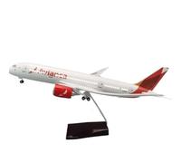 Modello Ridotto Aereo Modellino Di Aereo In Lega Da 43 Cm In Scala 1/130 For Avianca, Esposizioni Di Modelli Di Aerei Passeggeri For Boeing 787 Aerei Modellini in Scala(With light)