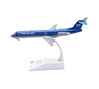 Modello Ridotto Aereo Modello Di Aereo In Miniatura 17 Cm Scala 1:200 Replica Di Aeromobile Civile For British Midland Fokker 100 G-BXWF Aerei Modellini in Scala