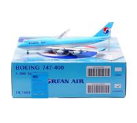 Modello Ridotto Aereo Modello Di Aereo Rifinito Squisito Da 35 Cm In Scala 1/200 For Korean Air Replica Dell'aereo For Boeing B747-400 HL7488 Aerei Modellini in Scala(Flap)