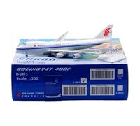 Modello Ridotto Aereo Modello Di Aereo Rifinito Squisito Da 35 Cm, Scala 1/200, Replica Dell'aereo Air China B747-400F B-2475 Aerei Modellini in Scala(Regular)