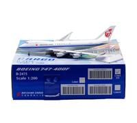 Modello Ridotto Aereo Modello Di Aereo Rifinito Squisito Da 35 Cm, Scala 1/200, Replica Dell'aereo Air China B747-400F B-2475 Aerei Modellini in Scala(Flap)