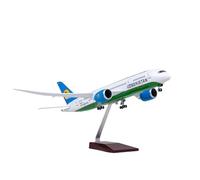 Modello Ridotto Aereo Modello Pressofuso In Scala 1/130 Aereo Da 43 Cm, Replica Dell'aereo Passeggeri For Boeing 787 Della Uzbekistan Airways Aerei Modellini in Scala(NO light)