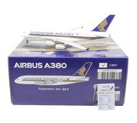 Modello Ridotto Aereo Repliche Di Aeromodelli In Miniatura Da 36 Cm In Scala 1/200 Aereo Civile For Singapore Airlines A380 9V-SKB/9V-SKV Aerei Modellini in Scala(9V-SKV)