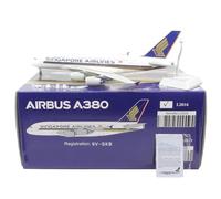 Modello Ridotto Aereo Repliche Di Aeromodelli In Miniatura Da 36 Cm In Scala 1/200 Aereo Civile For Singapore Airlines A380 9V-SKB/9V-SKV Aerei Modellini in Scala(9V-SKB)