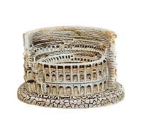 Modello Romano | Decorazioni da Scrivania Storiche Realistiche - Figure collezionabili edificio Roma | per Casa Appartamento Ufficio Hotel Bar Scrivania Mensola Regalo Compleanno Adulti