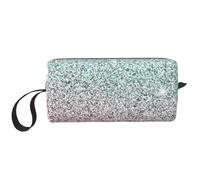 Modello rosa lucido, Borsa per il trucco Borsa per cosmetici Borsa da toilette da viaggio portatile Borsa per trucco Organizer