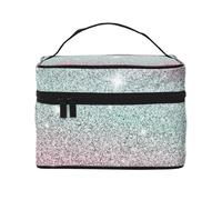 Modello rosa lucido, Borsa per il trucco Borsa per cosmetici Borsa da viaggio portatile da viaggio Astuccio per matite