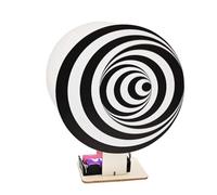 Modello Ruota Duchamp Esperimento Scienza Fisica Ottica Illusione Visiva | Set Di Assemblaggio Di Puzzle Pratici Con Materiali For Creatori Di Studenti, Apparato Da Laboratorio Educativo STEM