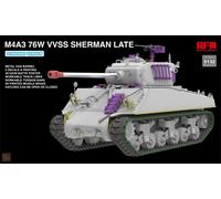 Modello Ryefield RM-5132 - 1:35 M4A3 76W VVSS Sherman Versione Standard Tarda