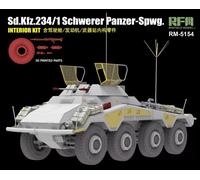 Modello Ryefield RM-5154 - 1:35 Sd.Kfz.234/1 Schwerer Panzer-Spwg. (Kit Interno)