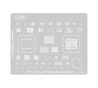Modello Saldatura Professionale In Acciaio Rinforzato Per 15 14 13 12 11 Reballing Stencil Modello Rete In Acciaio Strumento Maschera Saldatura